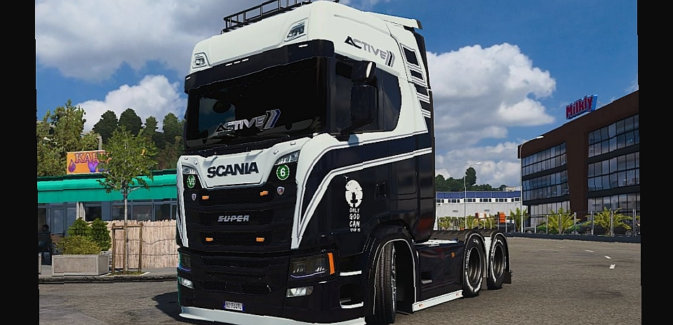 МОД Scania Active skin v1.1 ДЛЯ EURO TRUCK SIMULATOR 2