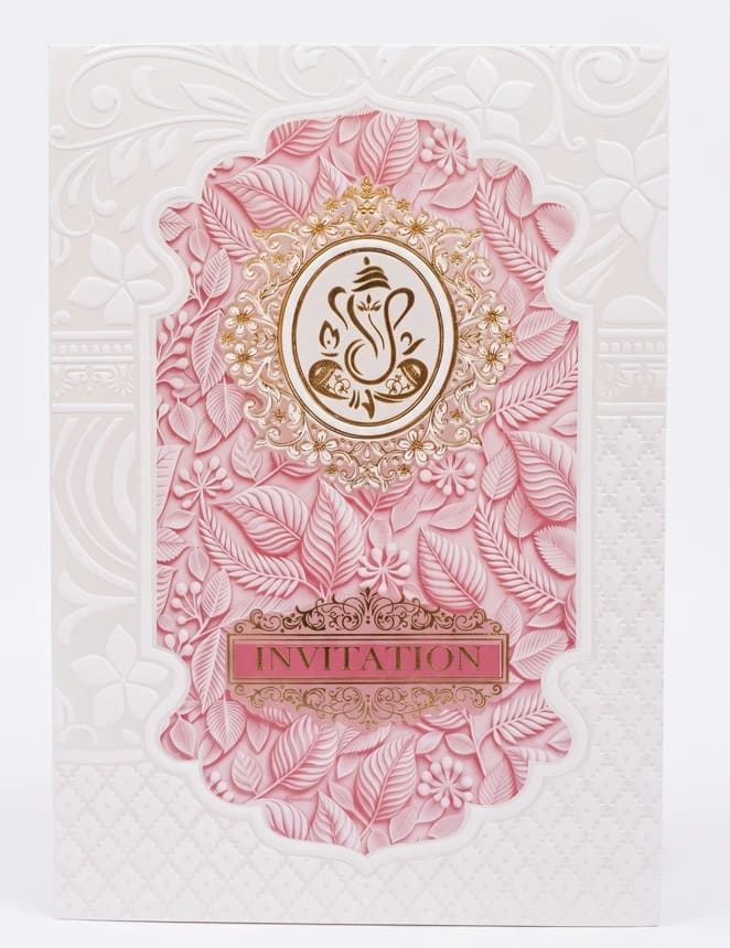 Regal Ganesha Motif Card