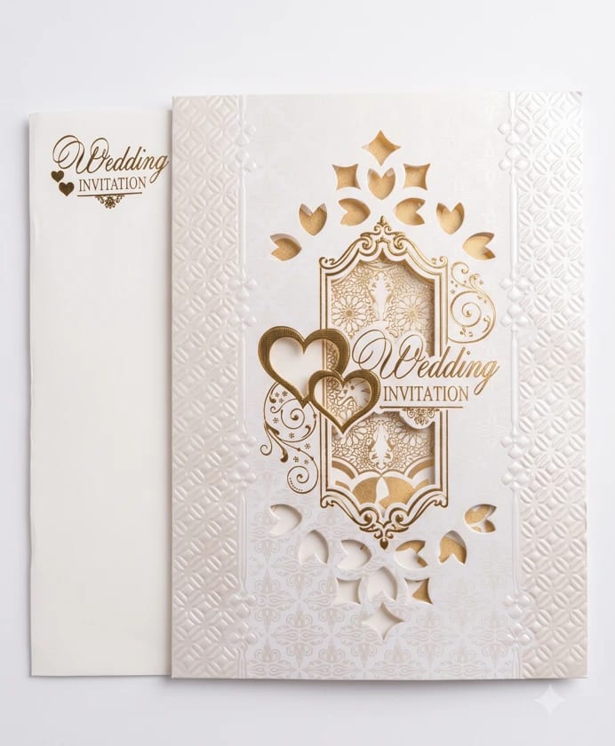 Interlocking Hearts Card
