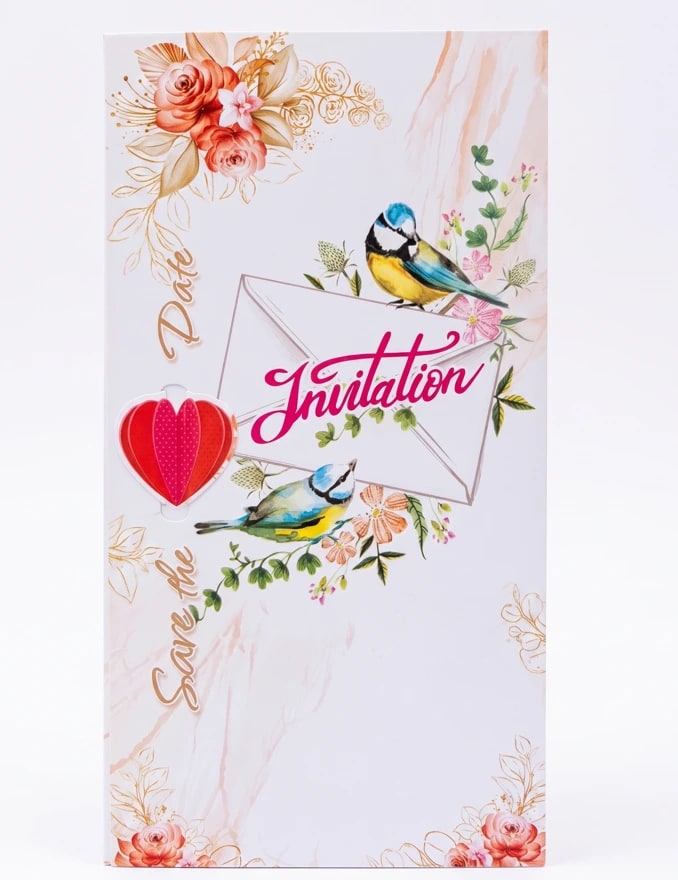 Love letter floral card