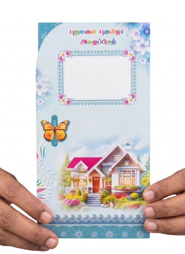 Housewarming banner card