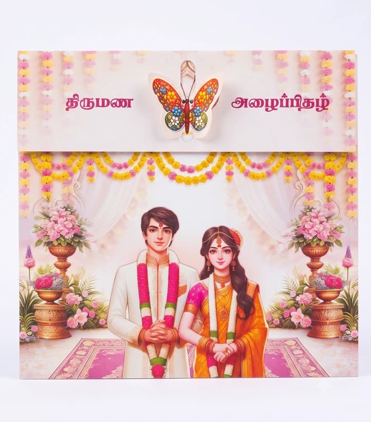 Traditional Hindu card