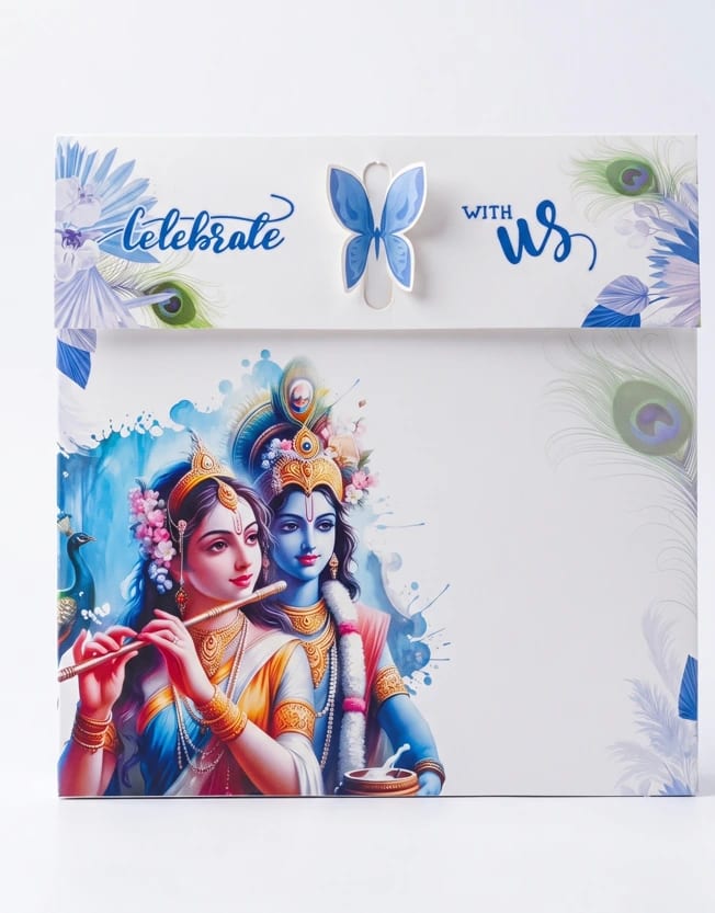 Radha krishna card