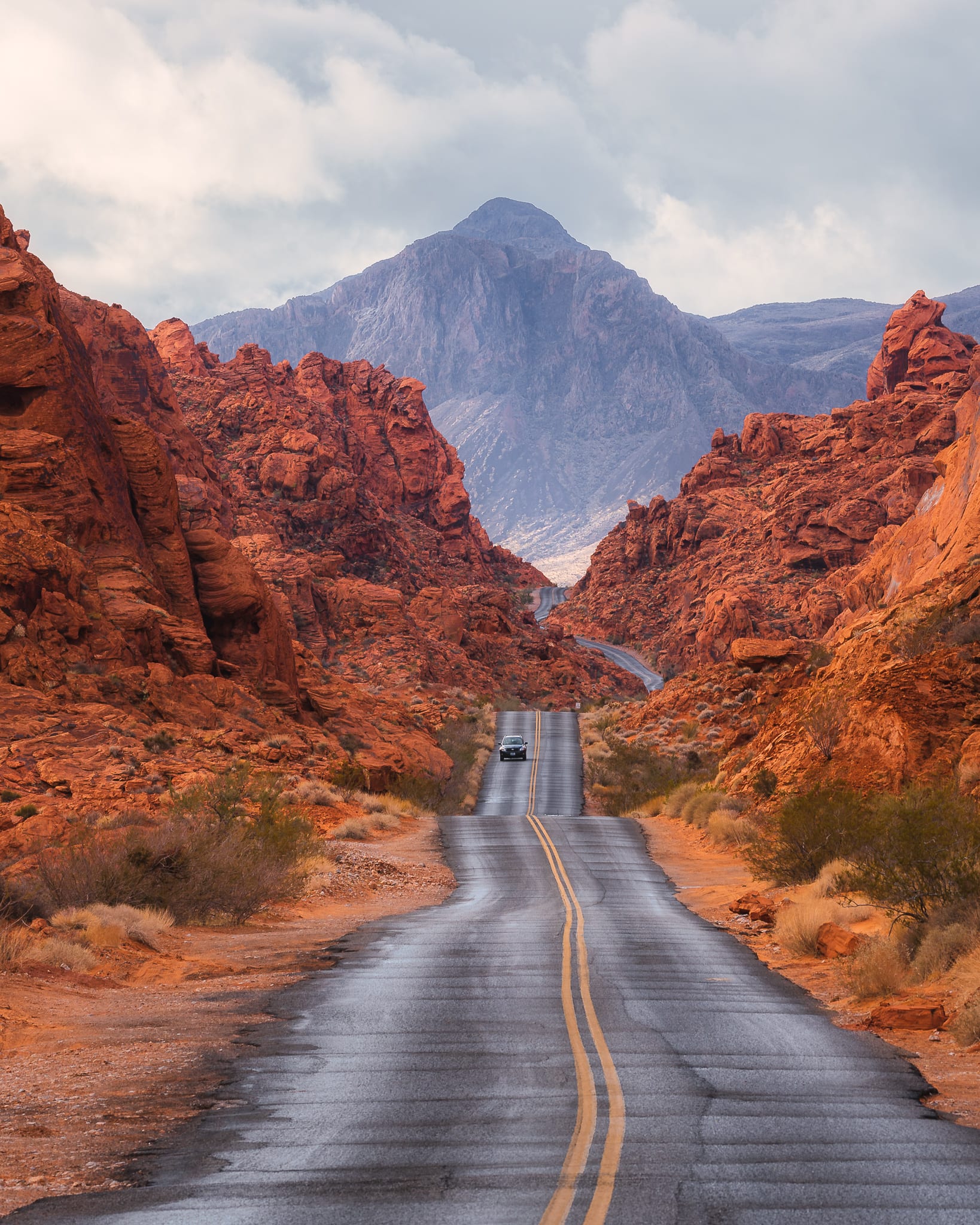 Valley of Fire Red Sandstone - Valley of Fire State Park, Nevada desert photography by Armaan Pandey