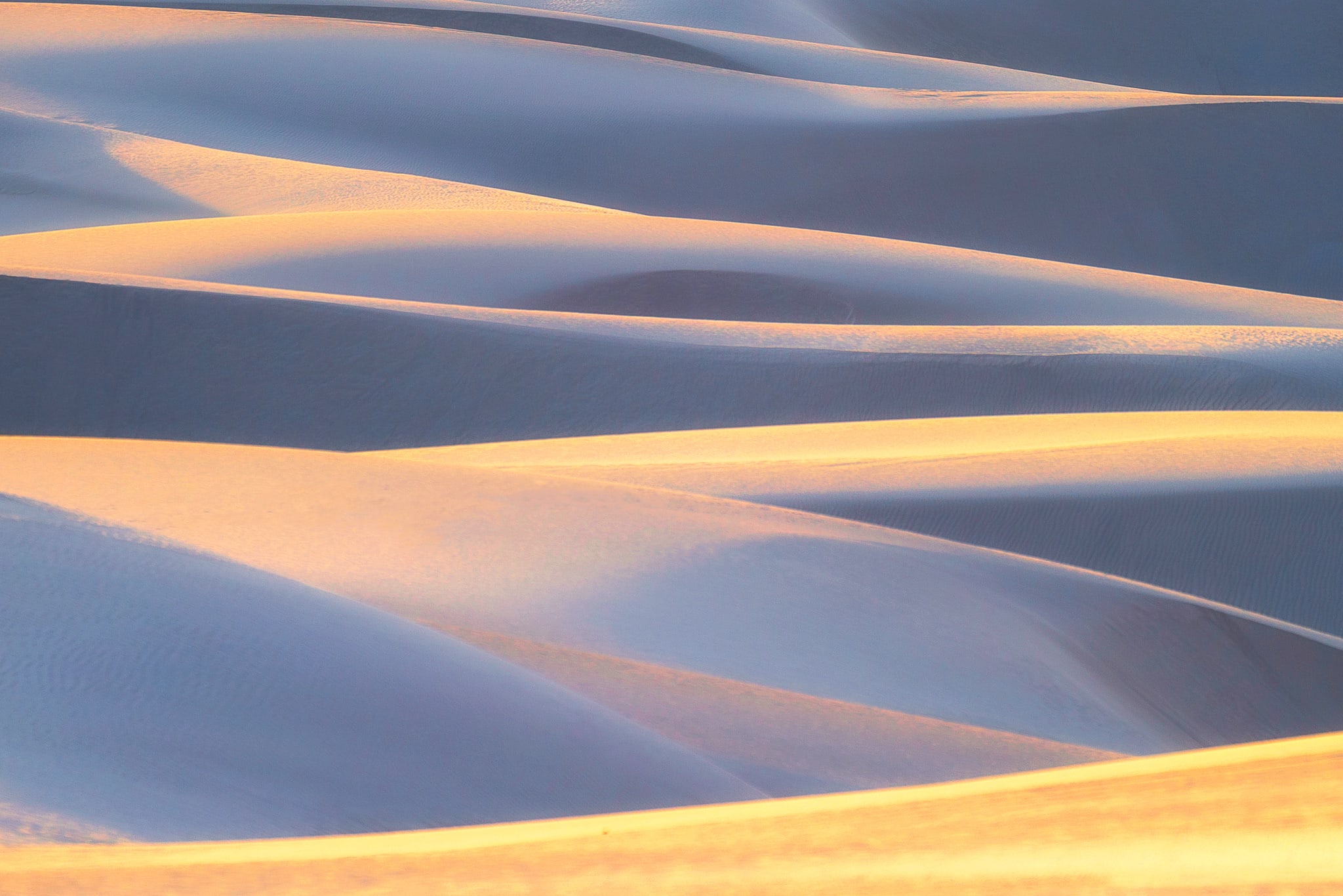 White Sands Dune Patterns - White Sands National Park, New Mexico desert photography by Armaan Pandey
