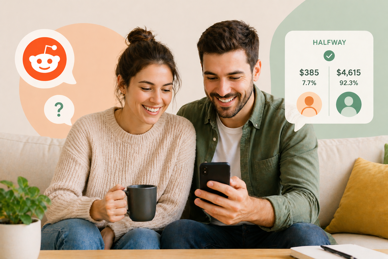 Reddit's Top 10 Couples Finance Questions (And How Halfway Solves Them)