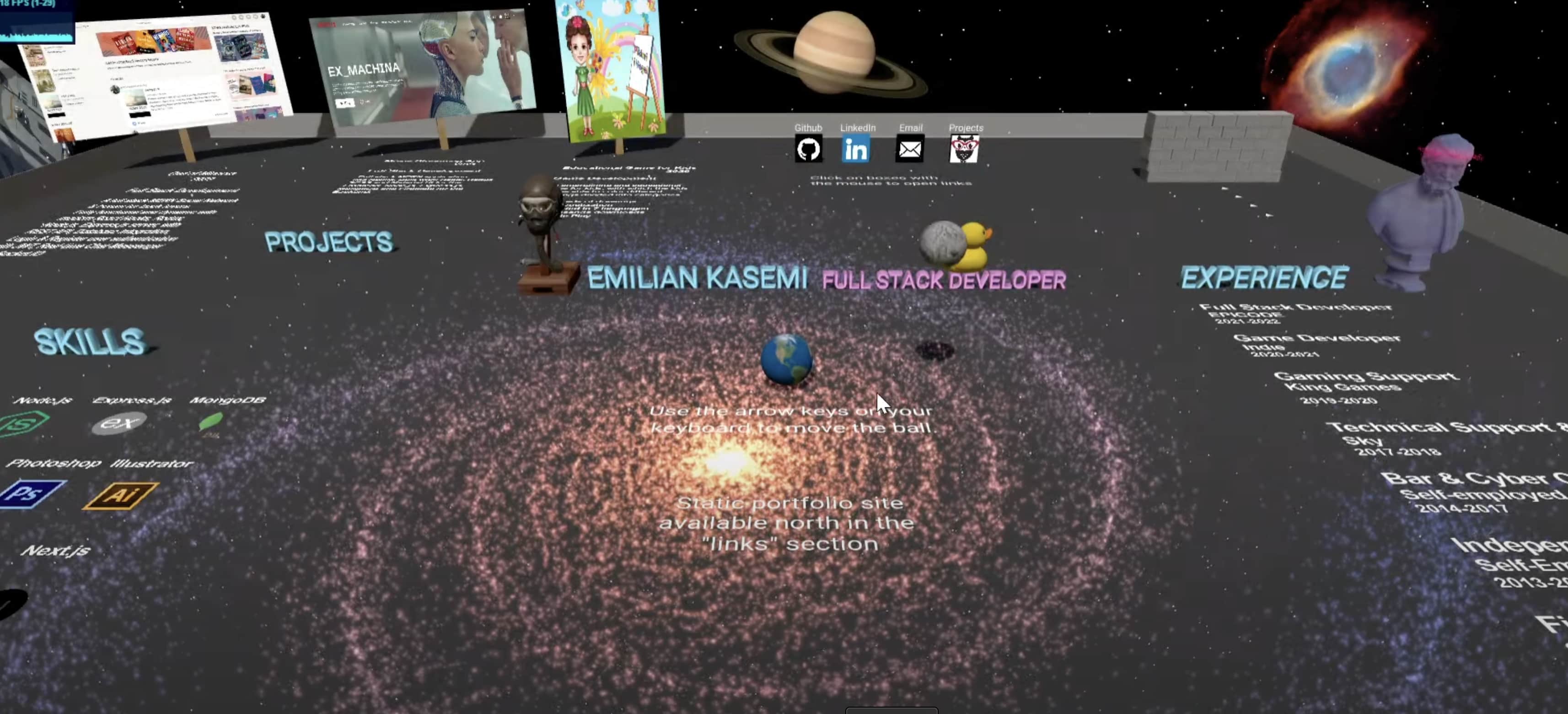 3D Physics Interaction - Design Screenshot 1