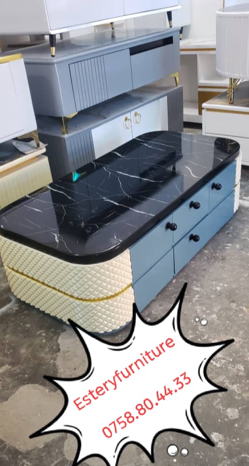 Marble & Gold TV Stand