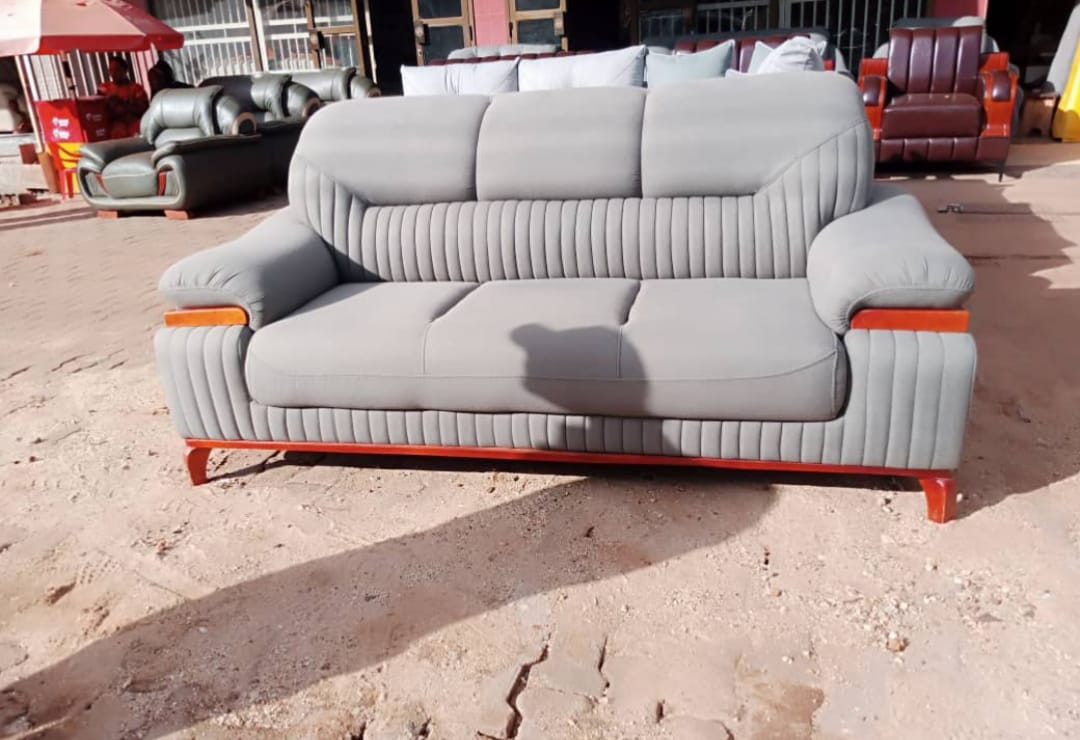 Grey Padded Sofa