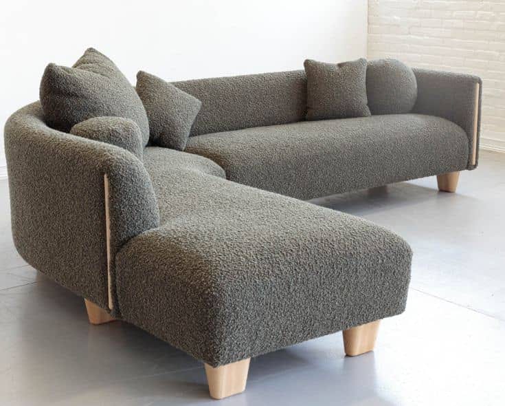 Boucle Chaise Sofa