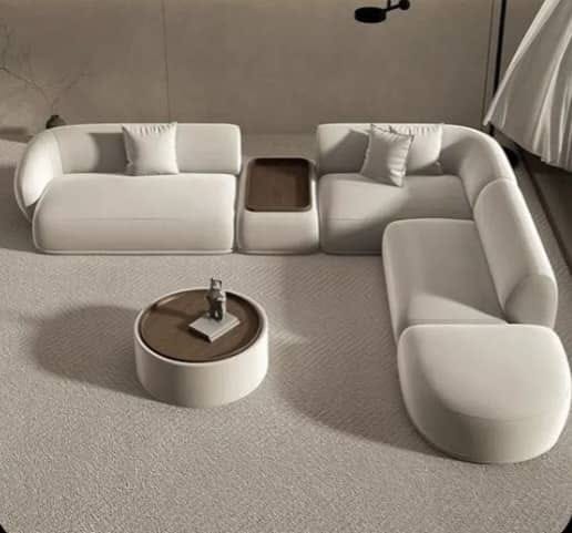 Cream Modular Sectional