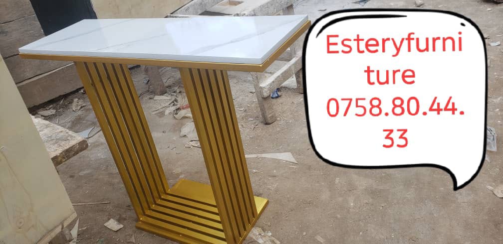 Gold Base Bistro Table