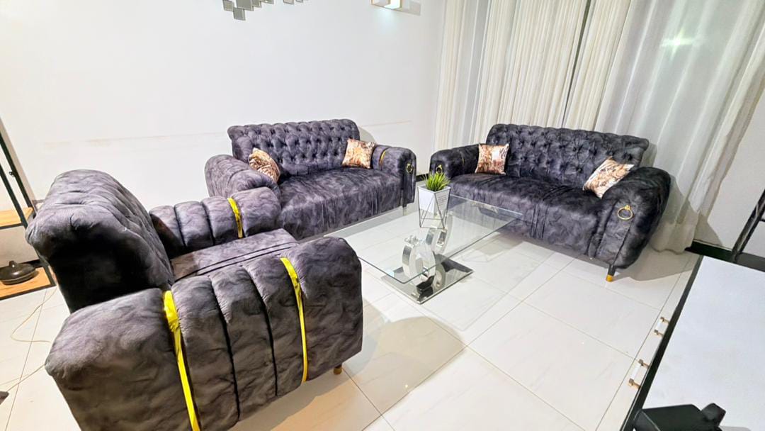 Purple Velvet Sofa Suite