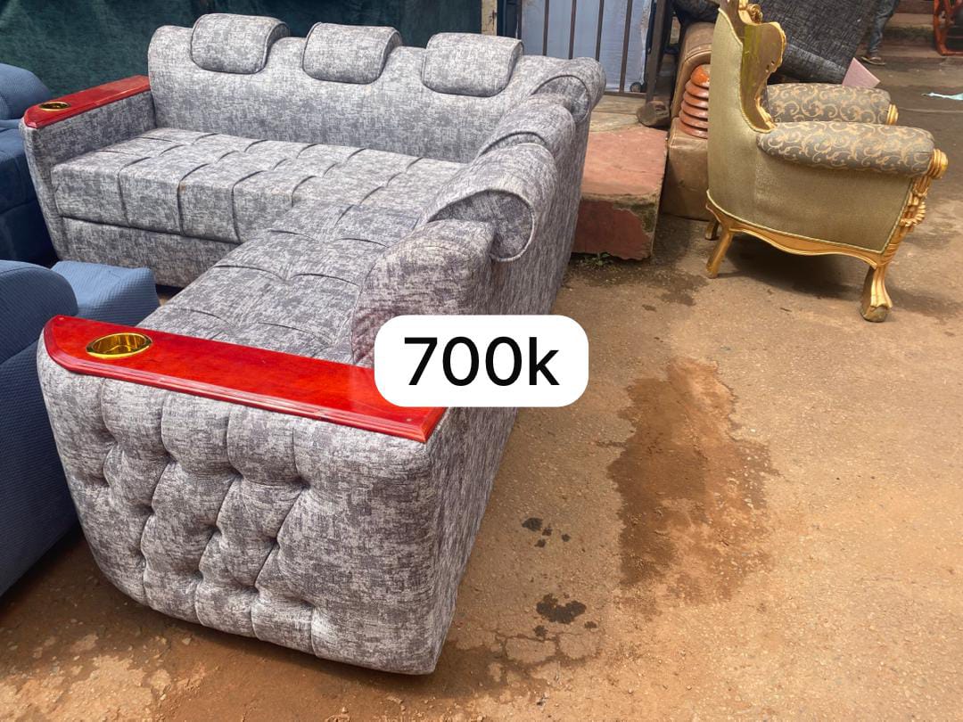 Silver Tufted Two-Seater