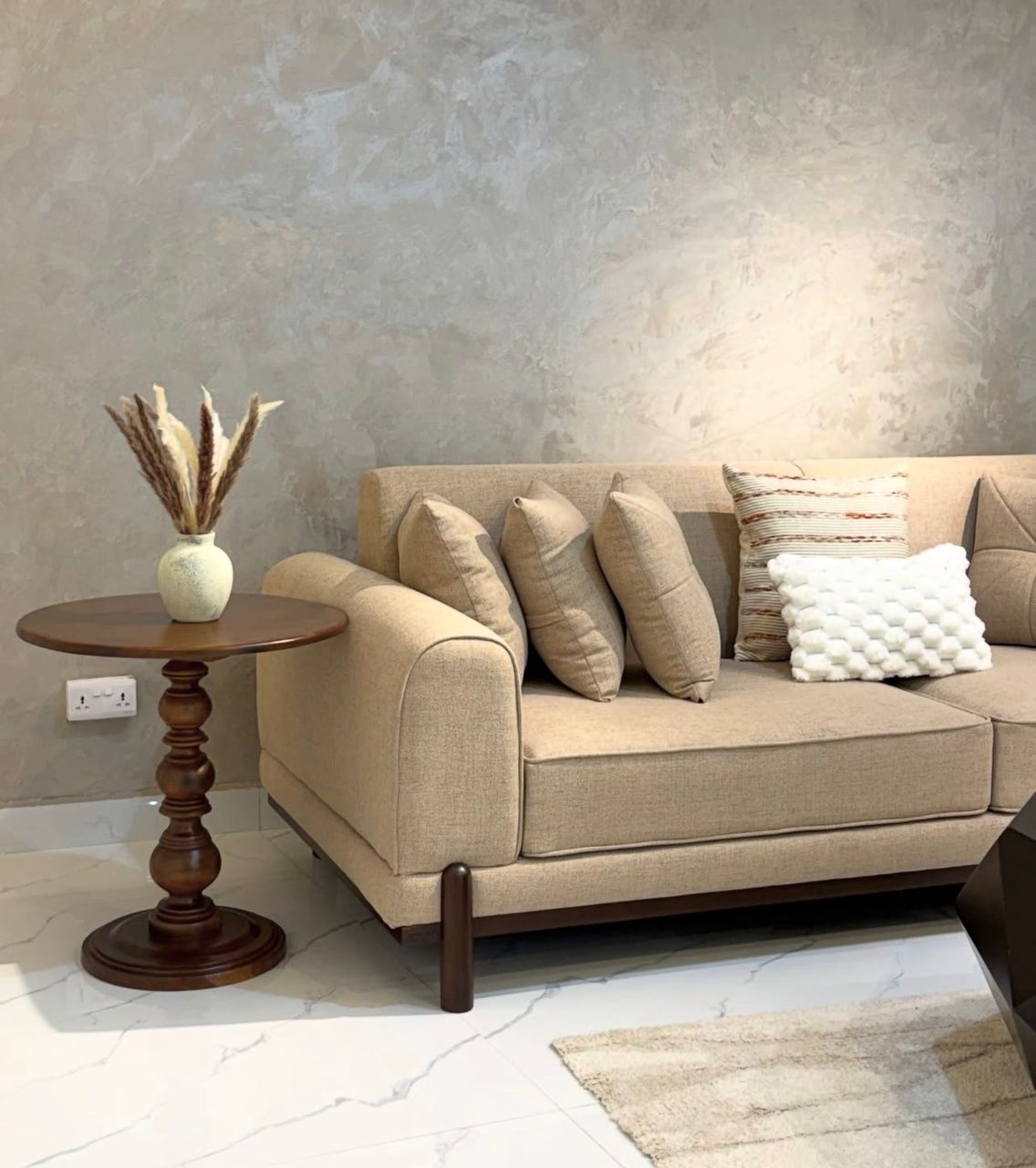 Beige Lounge Sofa