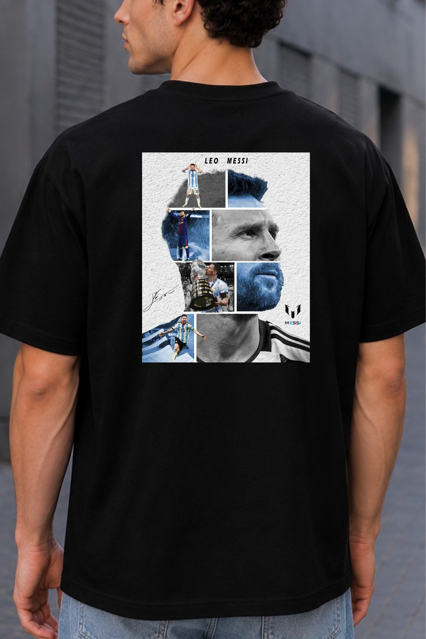 Legend Tribute Oversized Graphic T-Shirt for Men thumbnail 2