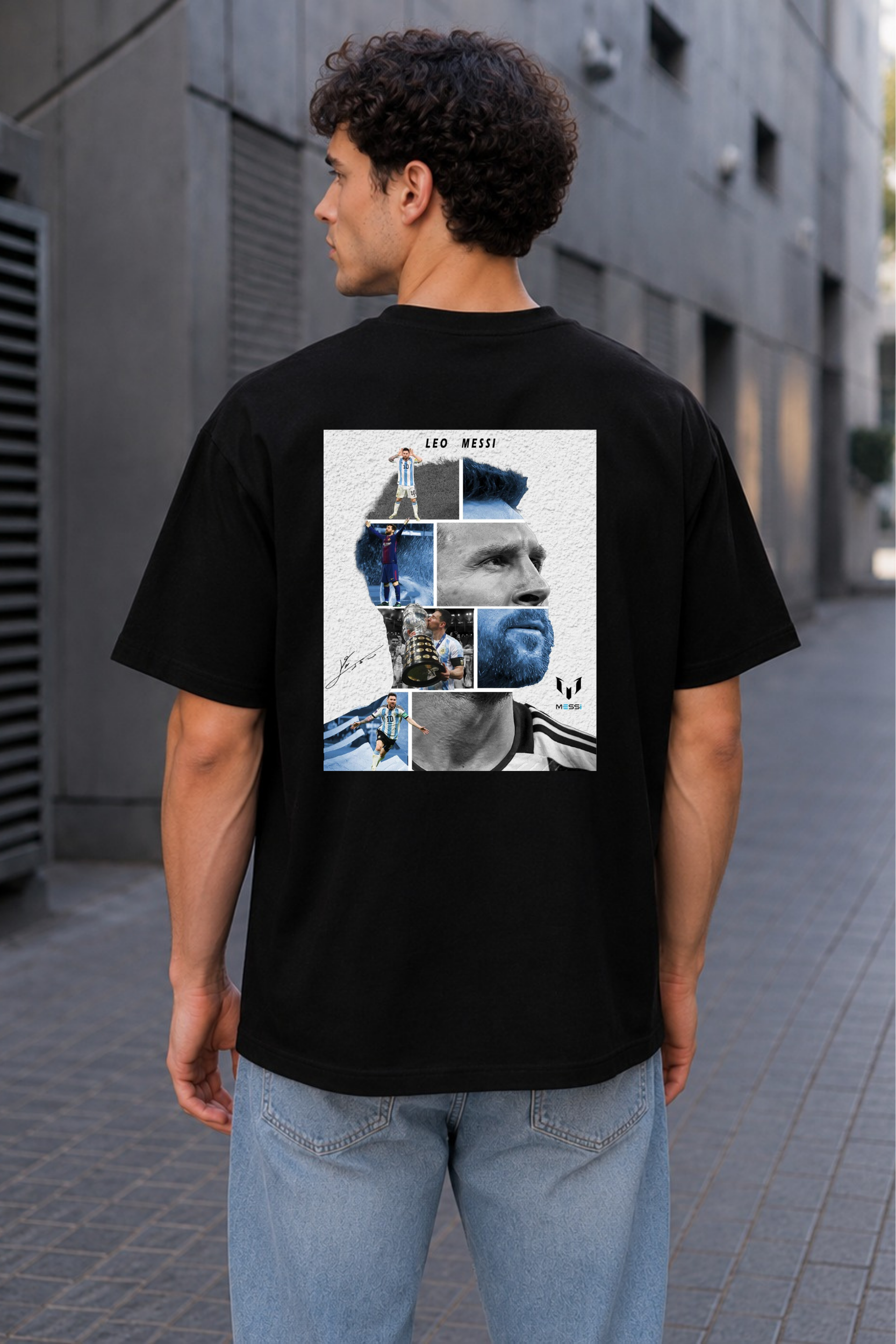 Legend Tribute Oversized Graphic T-Shirt for Men