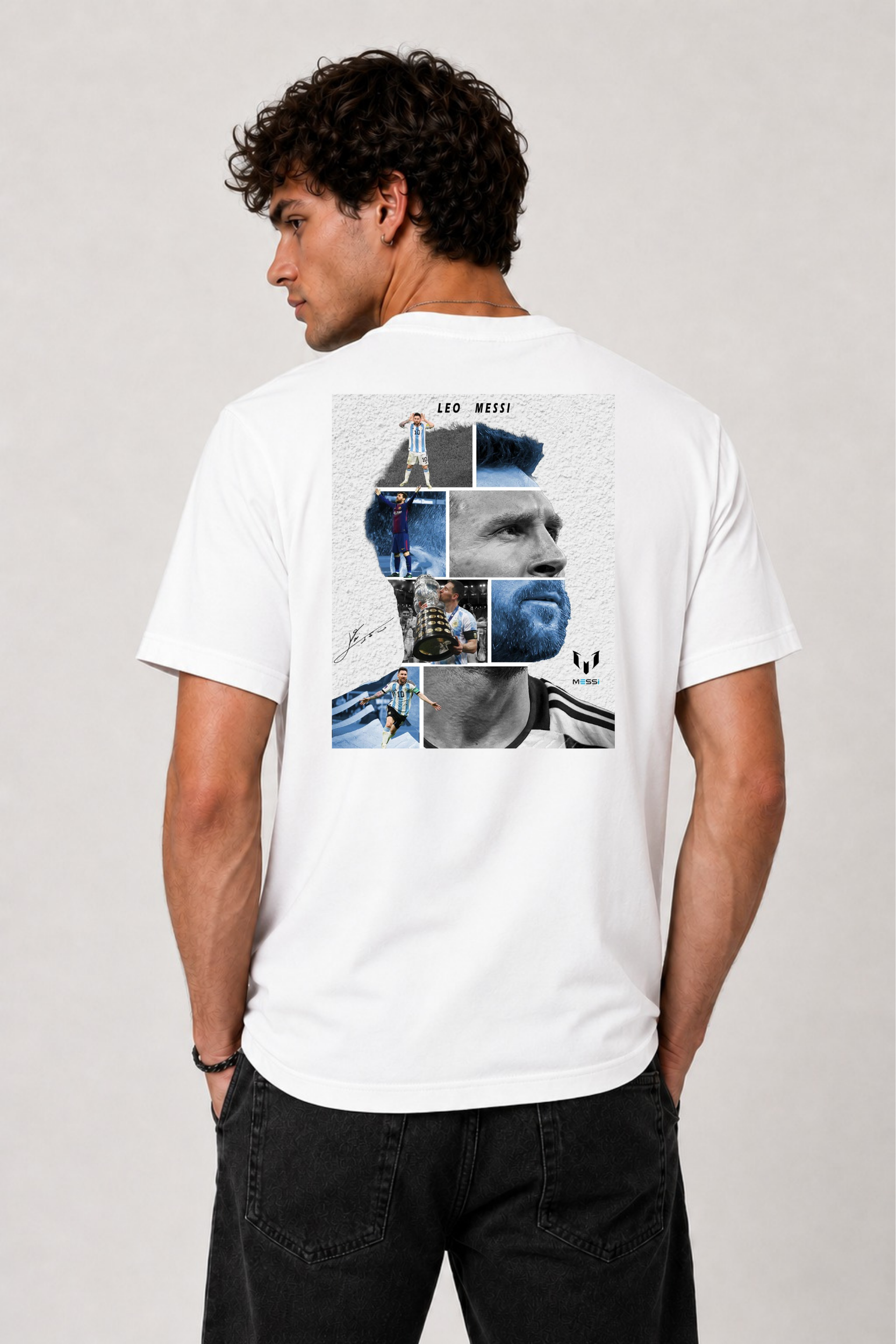 Legend Tribute Oversized Graphic T-Shirt for Men - Image 1
