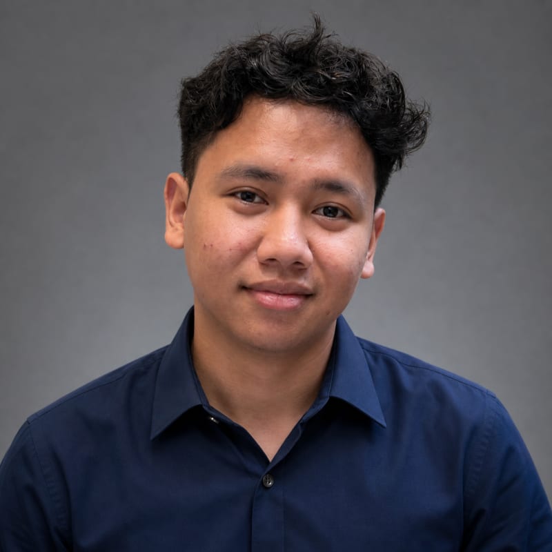 Portrait placeholder portfolio hero visual