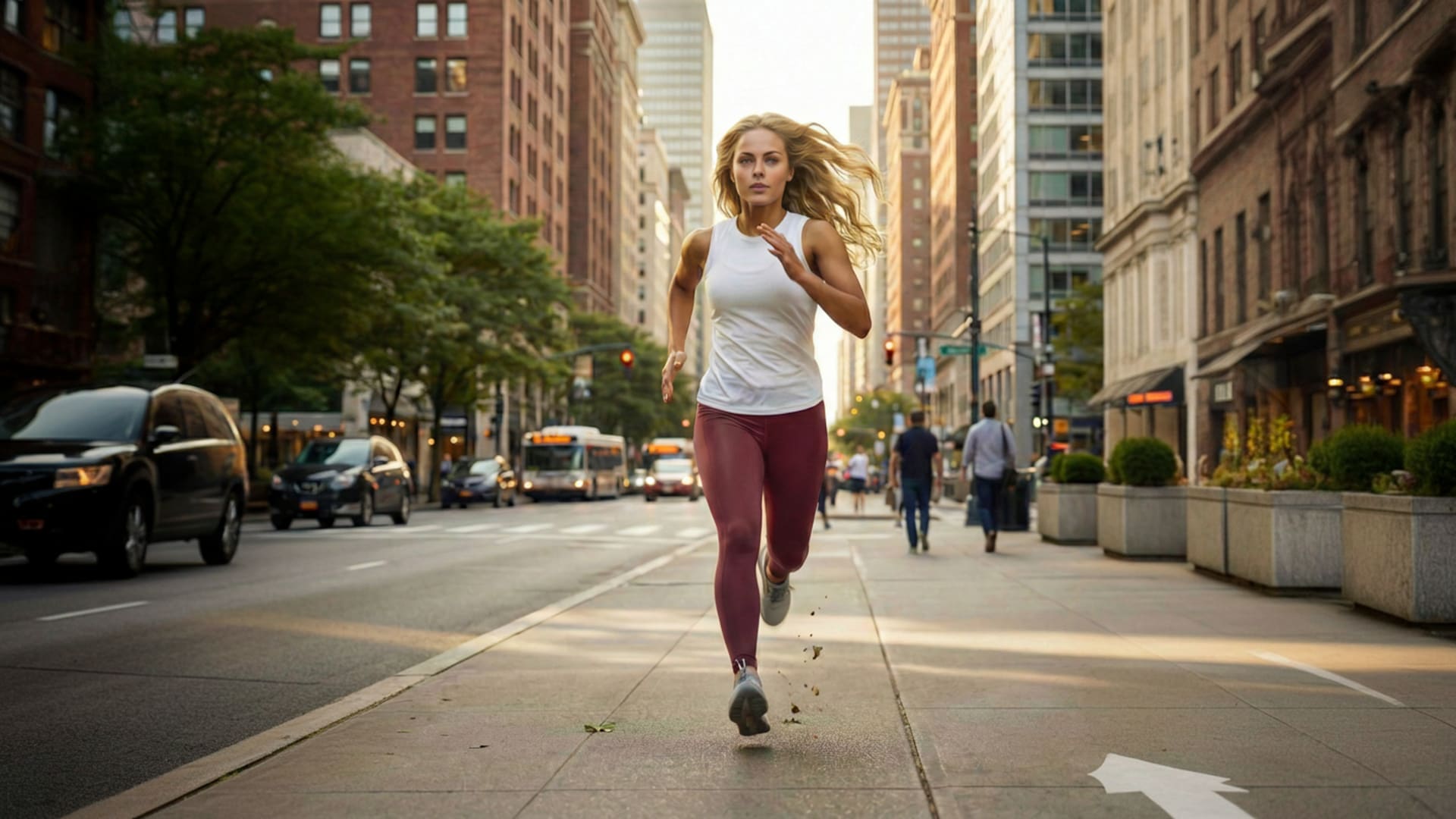 Biegaczka podczas treningu - Plan treningowy metodą Danielsa