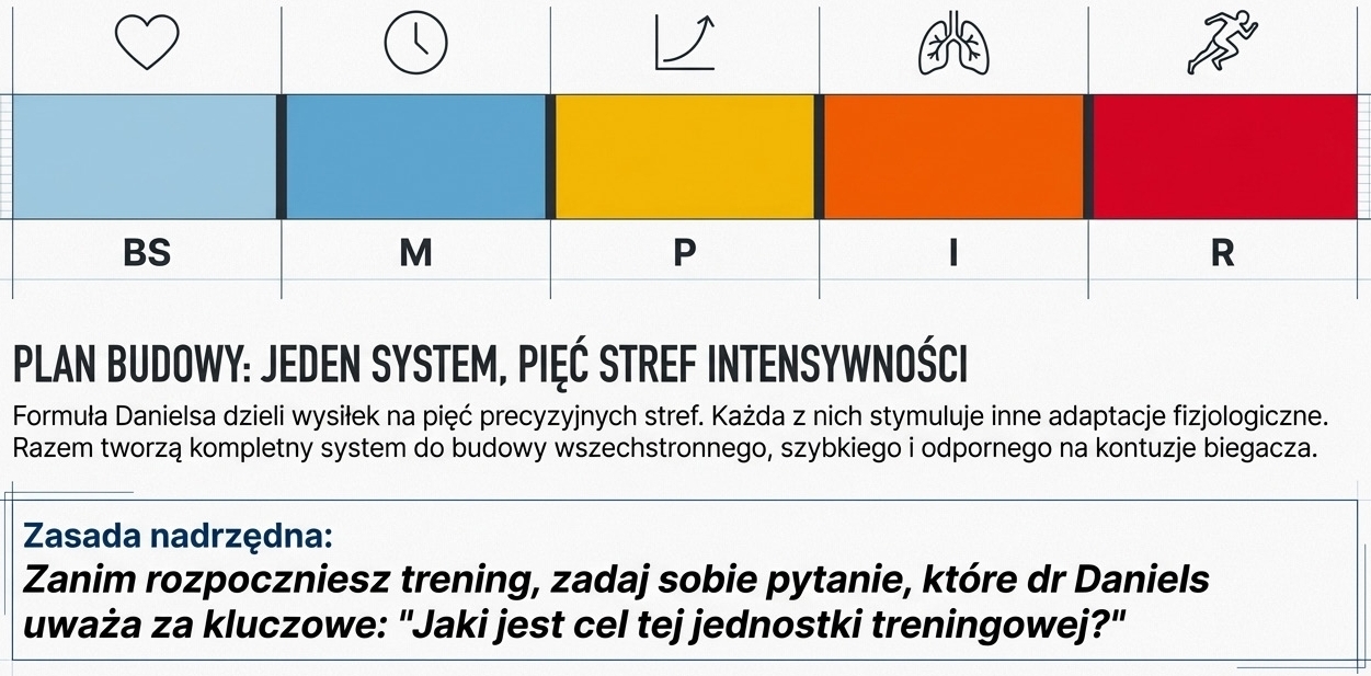 Pięć stref intensywności