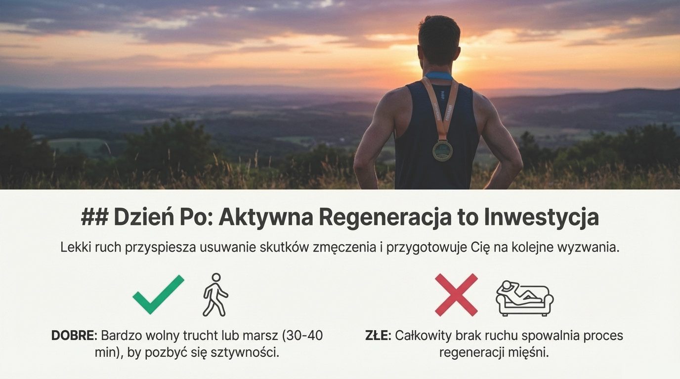 Dobra vs zła regeneracja dzień po zawodach