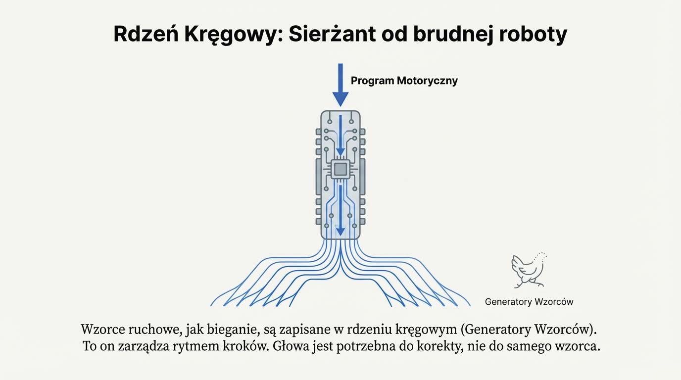 Rdzeń kręgowy z generatorami wzorców