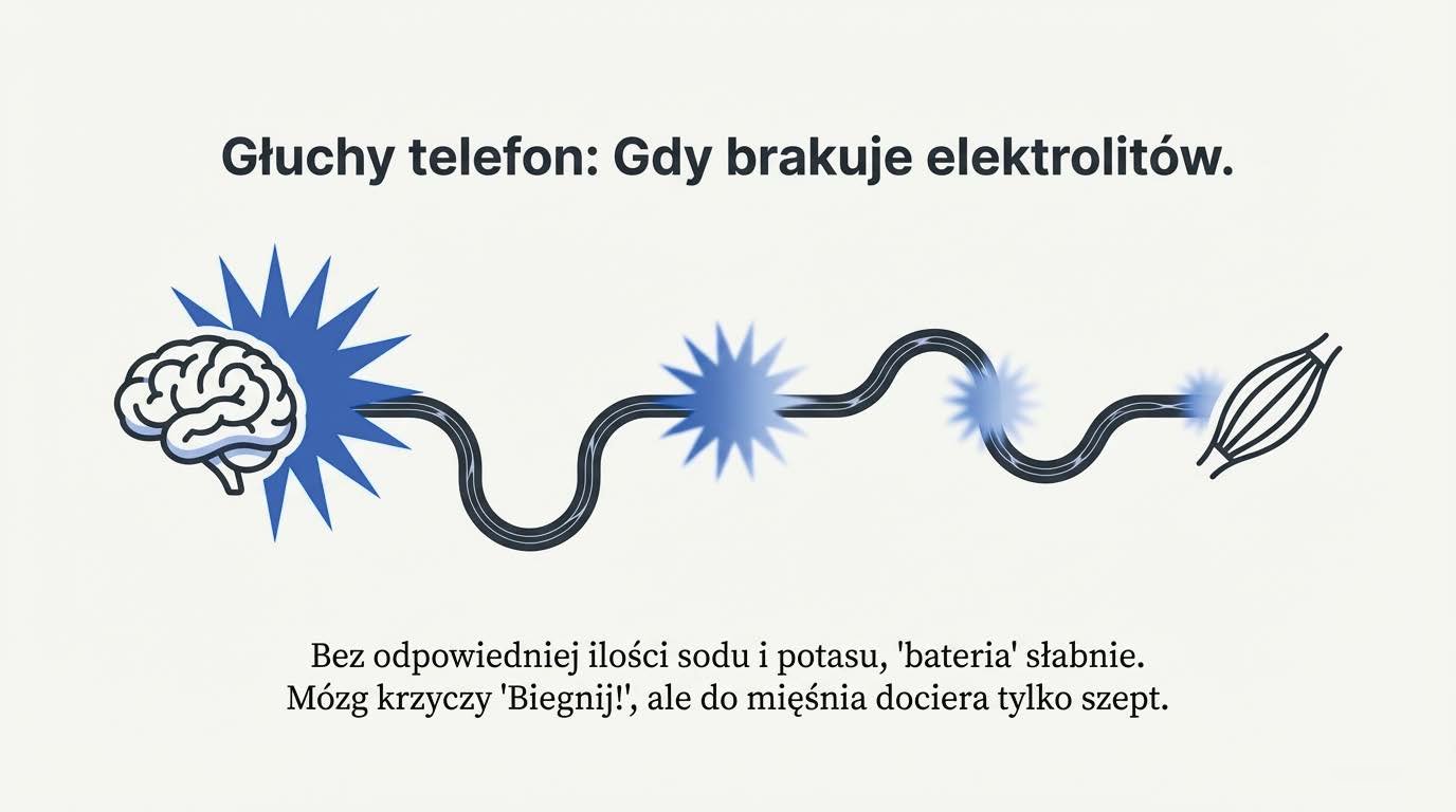 Głuchy telefon z powodu braku elektrolitów