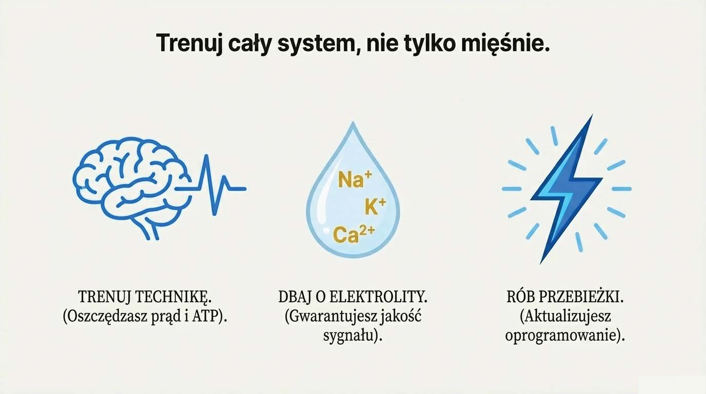 Holistyczny trening: technika, elektrolity, układ nerwowy