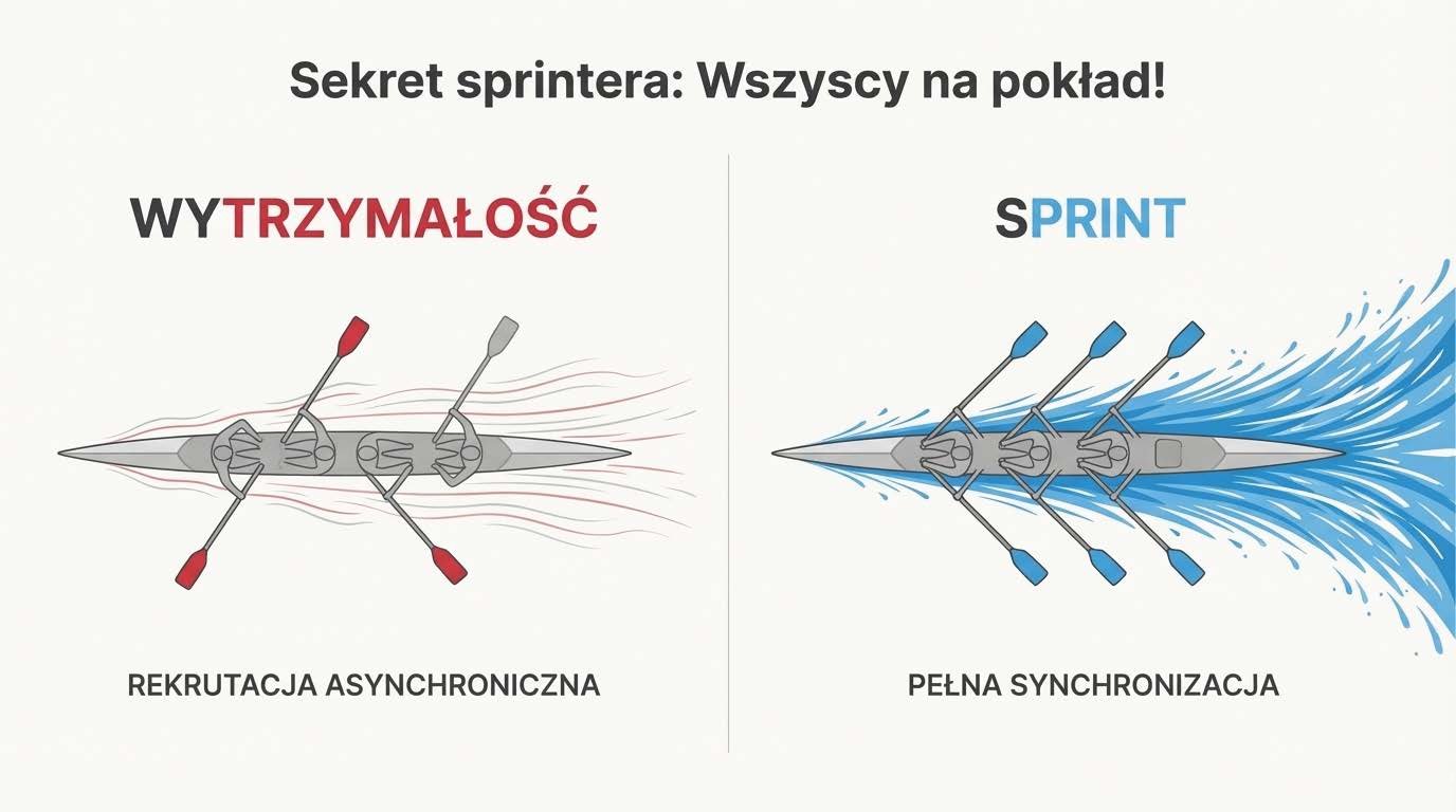 Paradoks długiego wybiegania: rekrutacja włókien szybkich