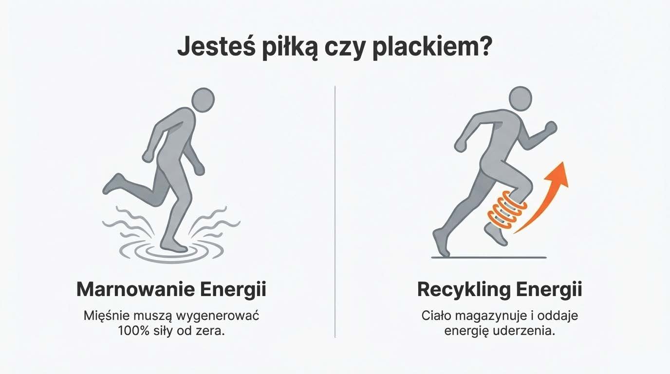 Jesteś piłką czy plackiem? Różnica w odzyskiwaniu energii