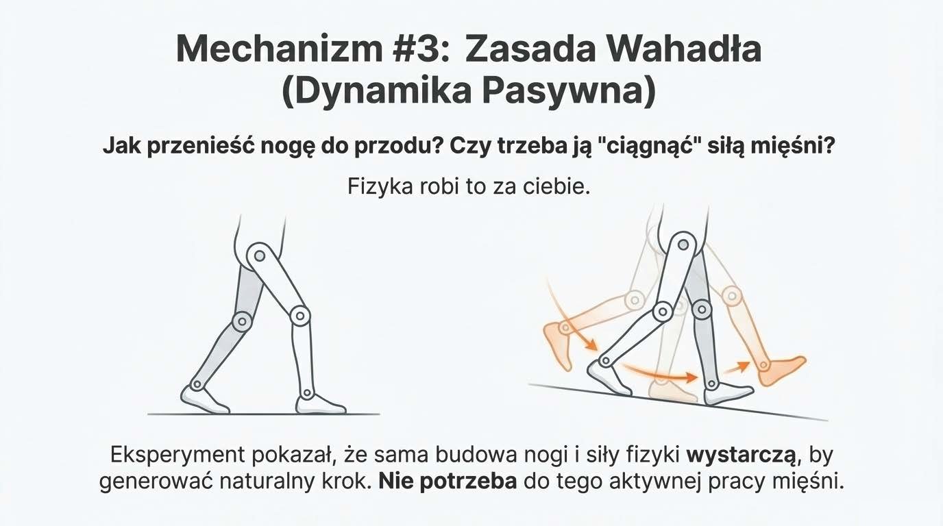 Eksperyment Tada McGeera - roboty kroczące pasywnie