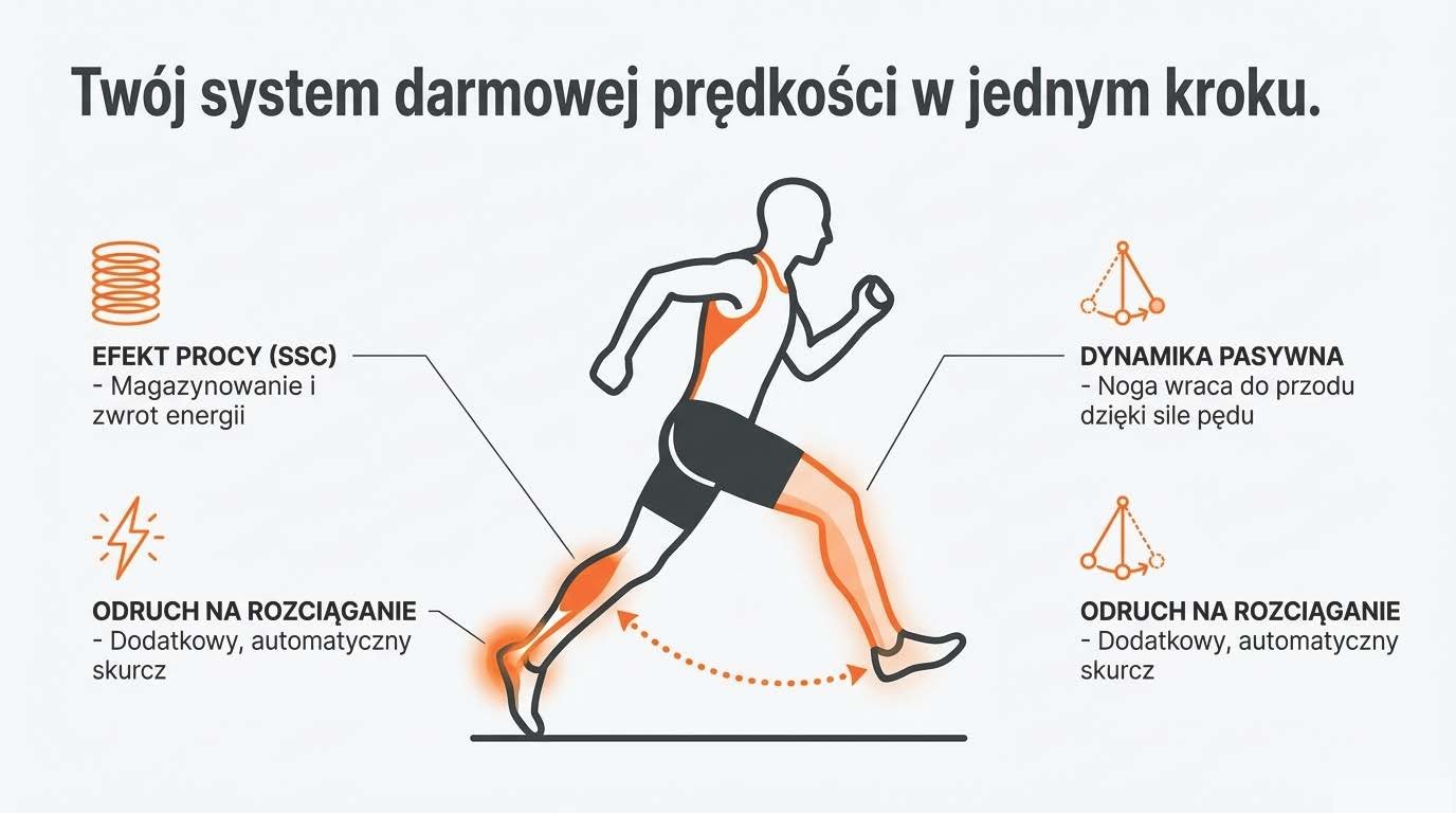 Zestawienie mechanizmów darmowej prędkości w jednym kroku
