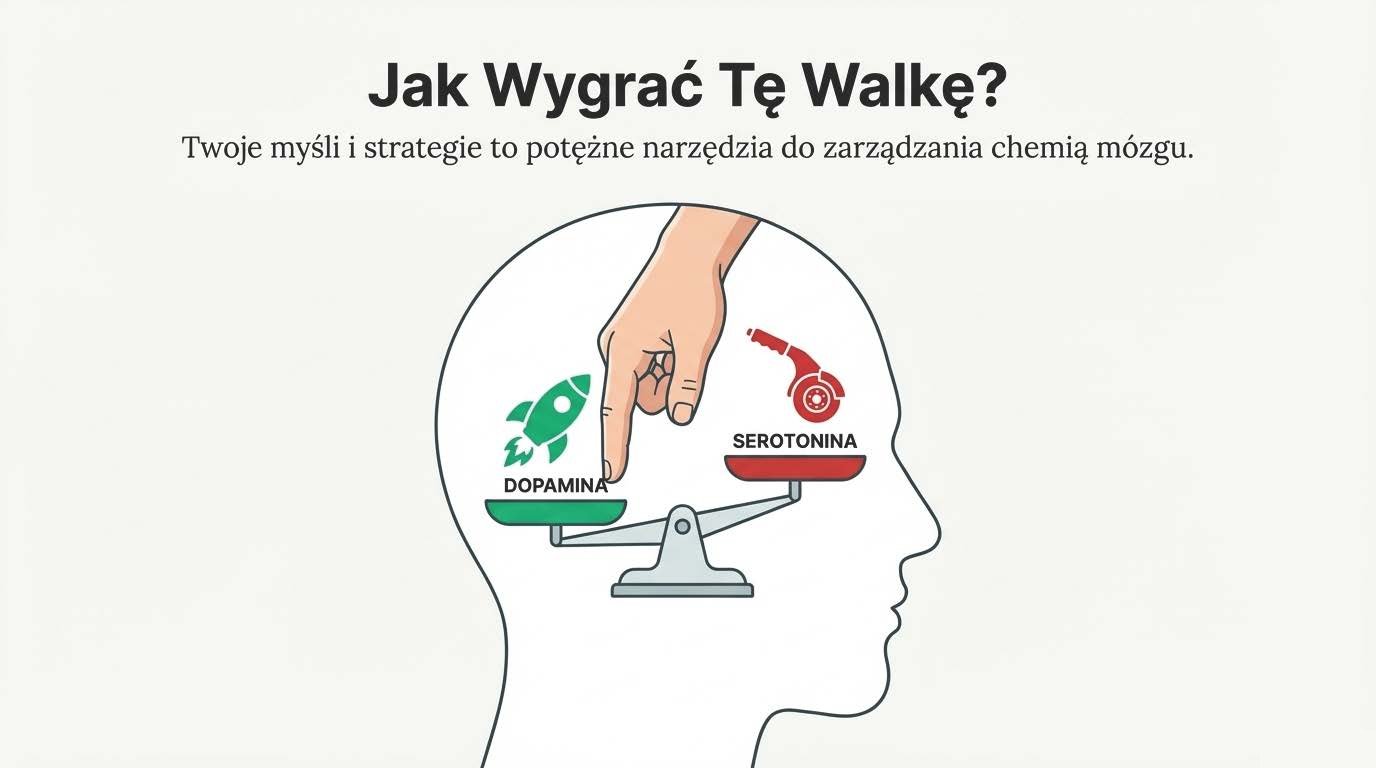 Walka w mózgu: przeważająca szala z dopaminą