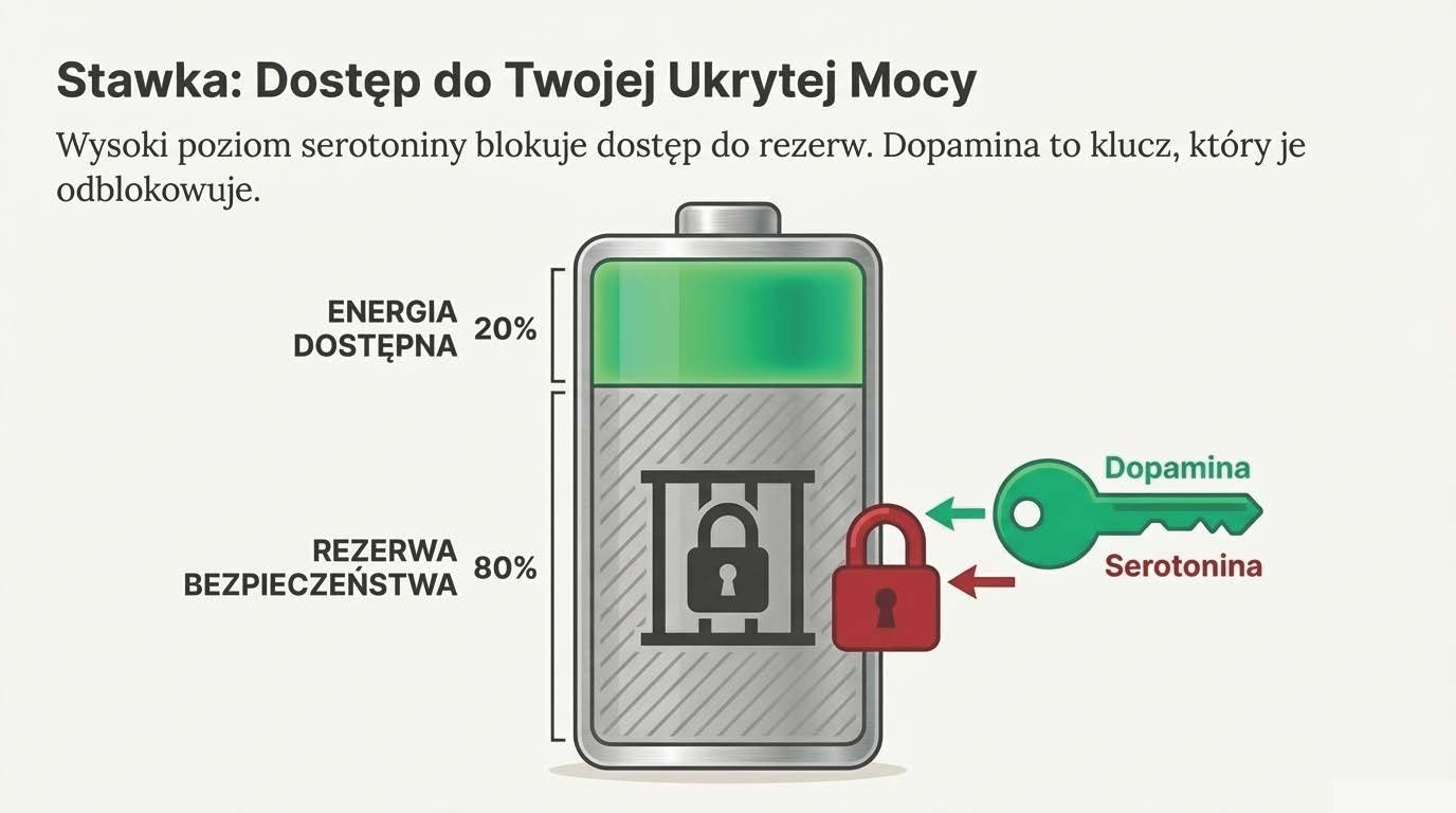 Dopamina jako klucz otwierający dostęp do zablokowanych rezerw energii