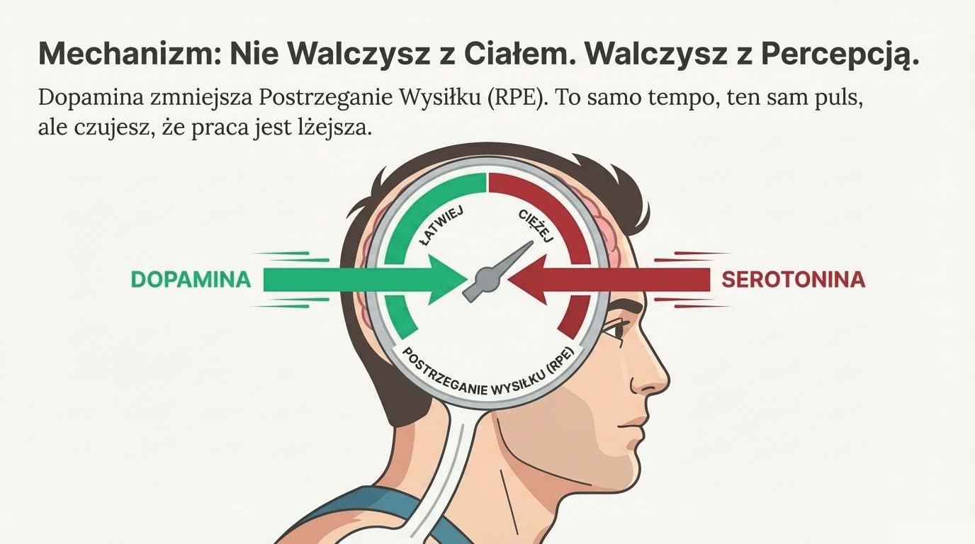 Dopamina obniżająca Postrzeganie Wysiłku (RPE)