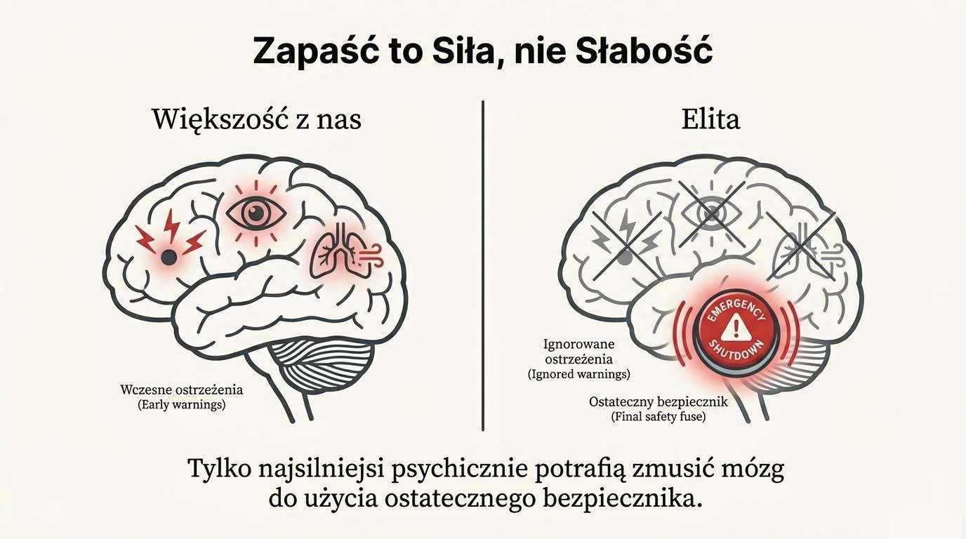 Porównanie oczekiwań mózgu z rzeczywistym odczuciem wysiłku