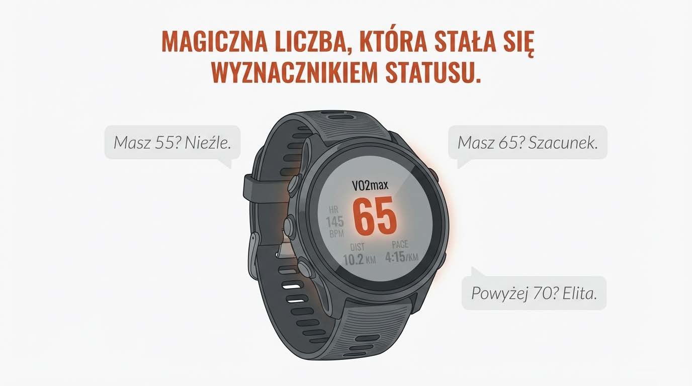 VO2max jako wyznacznik statusu na zegarku sportowym