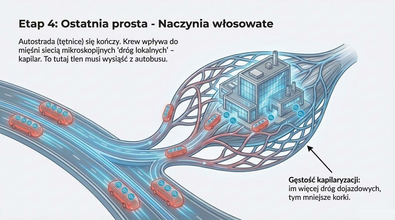 Porównanie serca osoby nietrenującej i sportowca