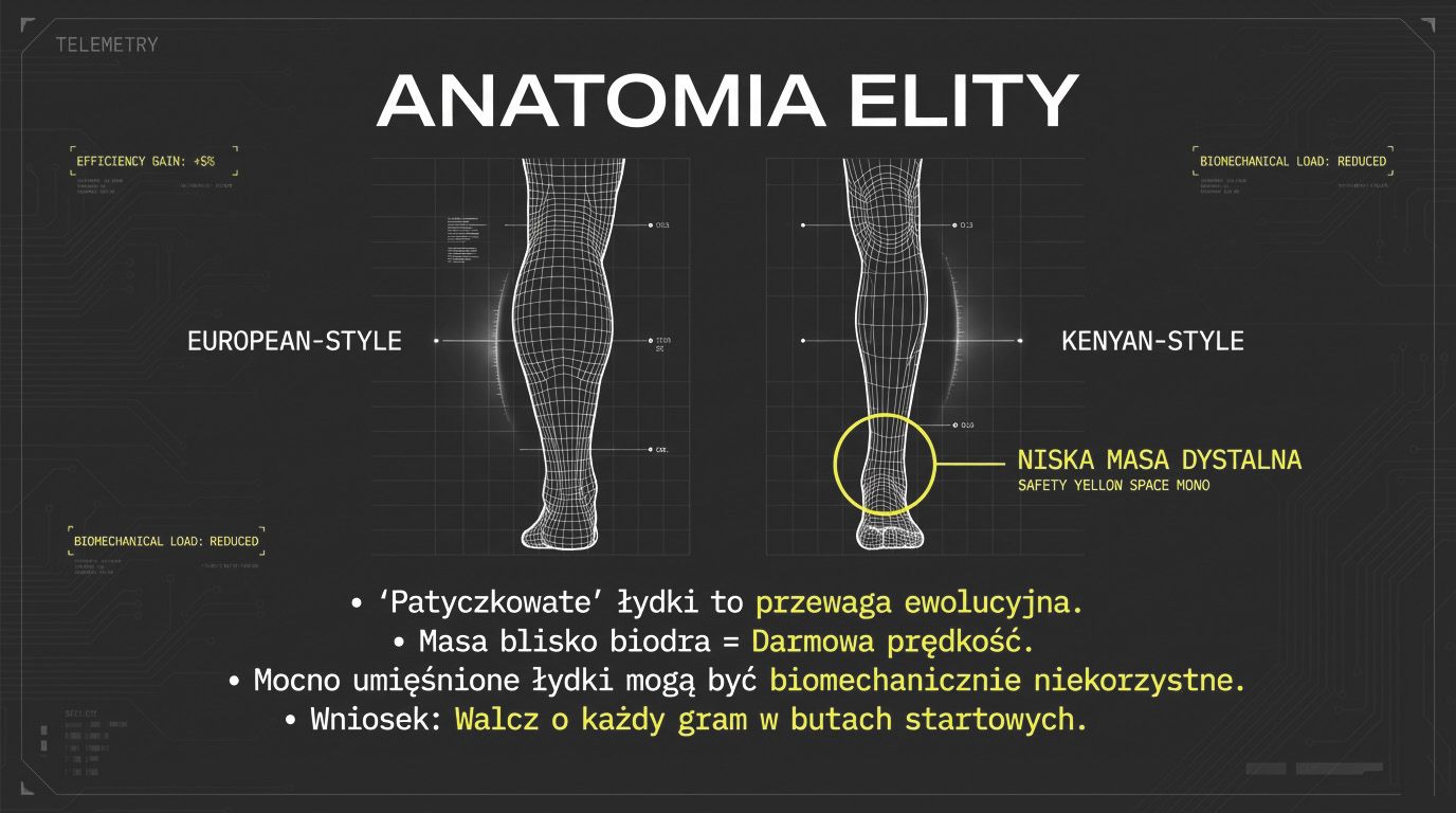 Fizyka biegania: noga jako wahadło i waga obuwia