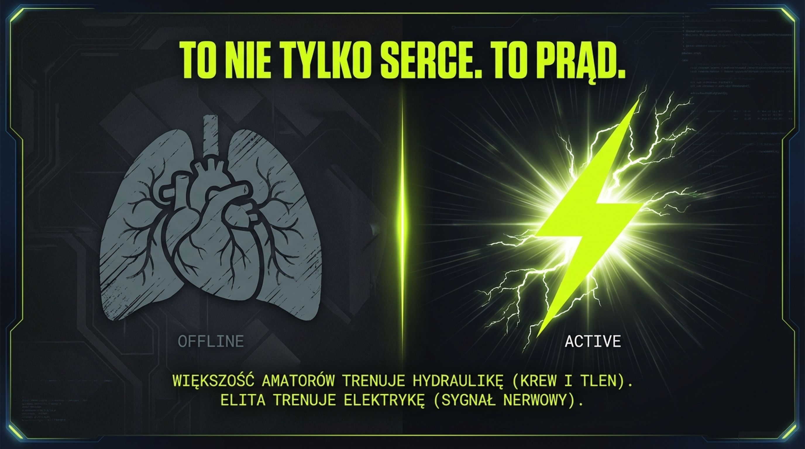 To nie tylko serce, to prąd - amatorzy trenują hydraulikę, elita trenuje elektrykę