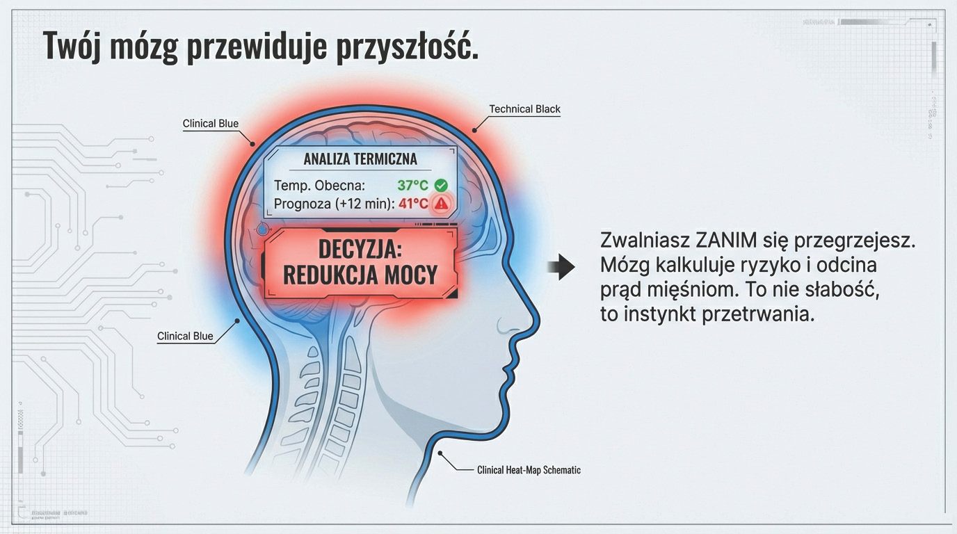 Twój mózg przewiduje przyszłość - analiza termiczna i decyzja o redukcji mocy