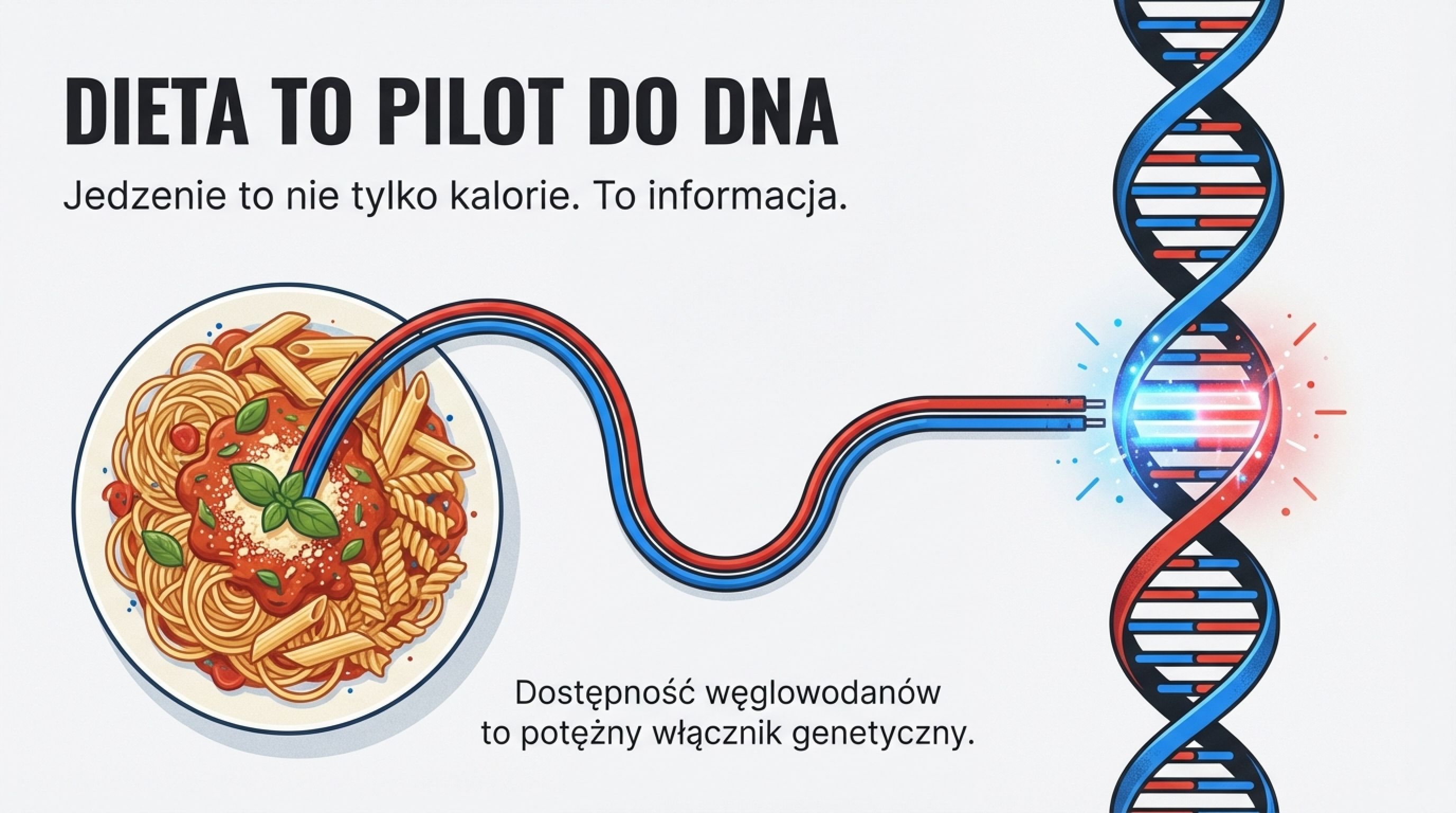 Dieta to pilot do DNA - jedzenie to nie tylko kalorie, to informacja dla genów