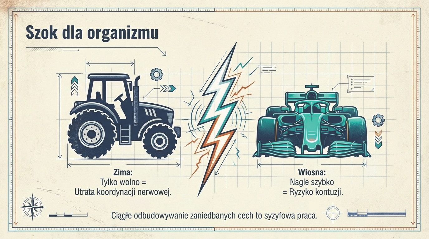 Szok dla organizmu - z traktora w bolid w kilka tygodni