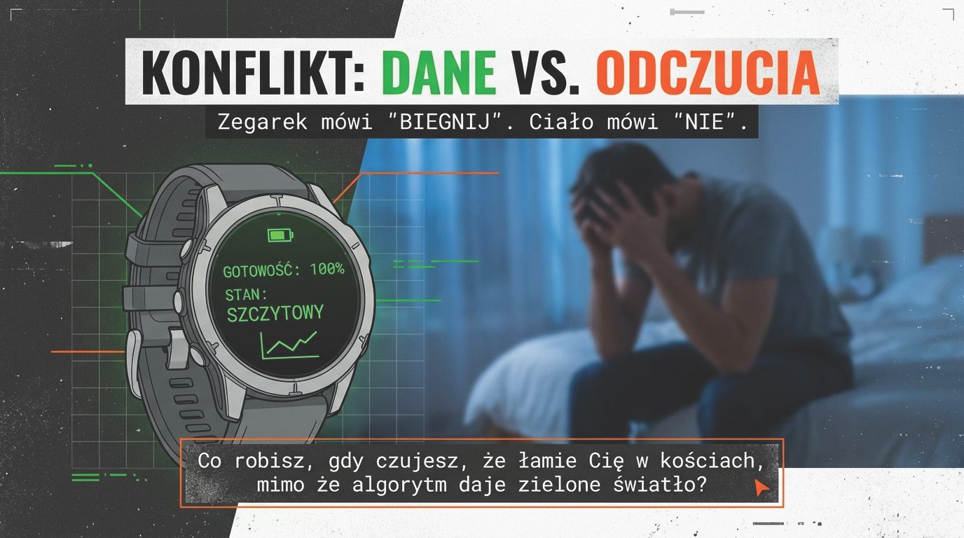 Konflikt: dane vs odczucia - zegarek mówi biegnij, ciało mówi nie