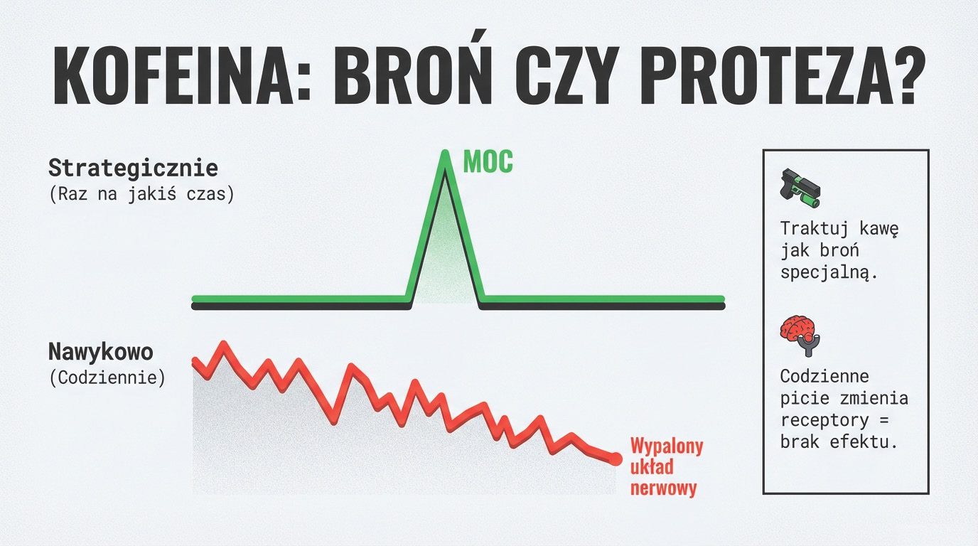 Kofeina: broń czy proteza? Strategicznie to moc, nawykowo to wypalony układ nerwowy