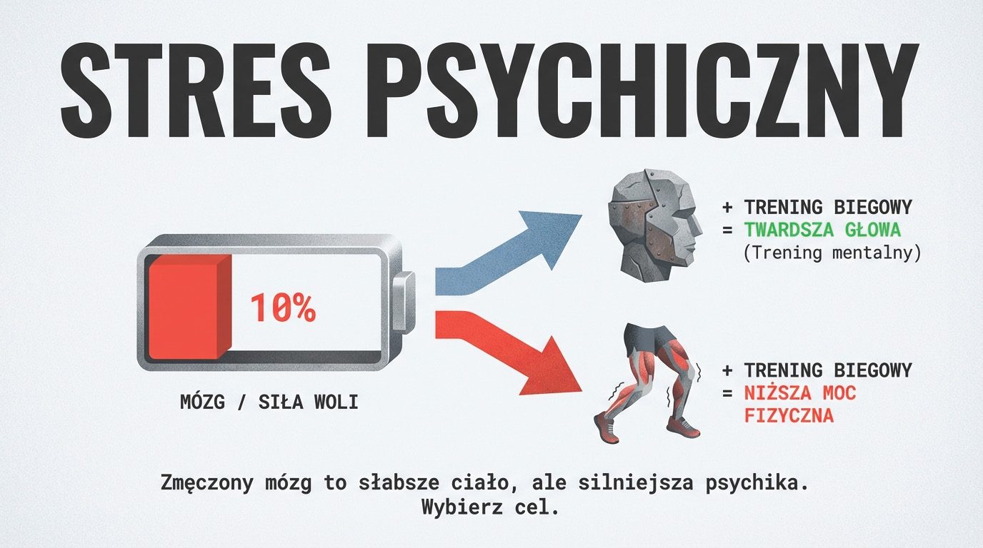 Stres psychiczny - zmęczony mózg to słabsze ciało, ale silniejsza psychika, wybierz cel