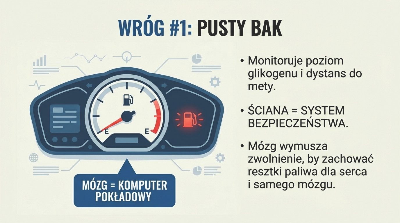 Wróg numer 1: pusty bak - mózg jako komputer pokładowy monitorujący poziom glikogenu