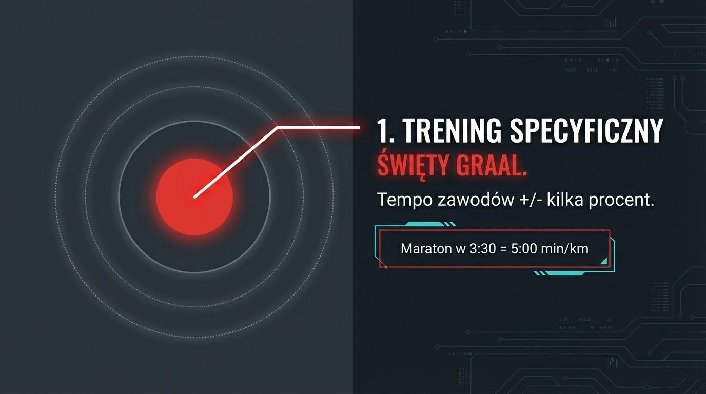 Trening specyficzny - święty graal, tempo zawodów plus minus kilka procent