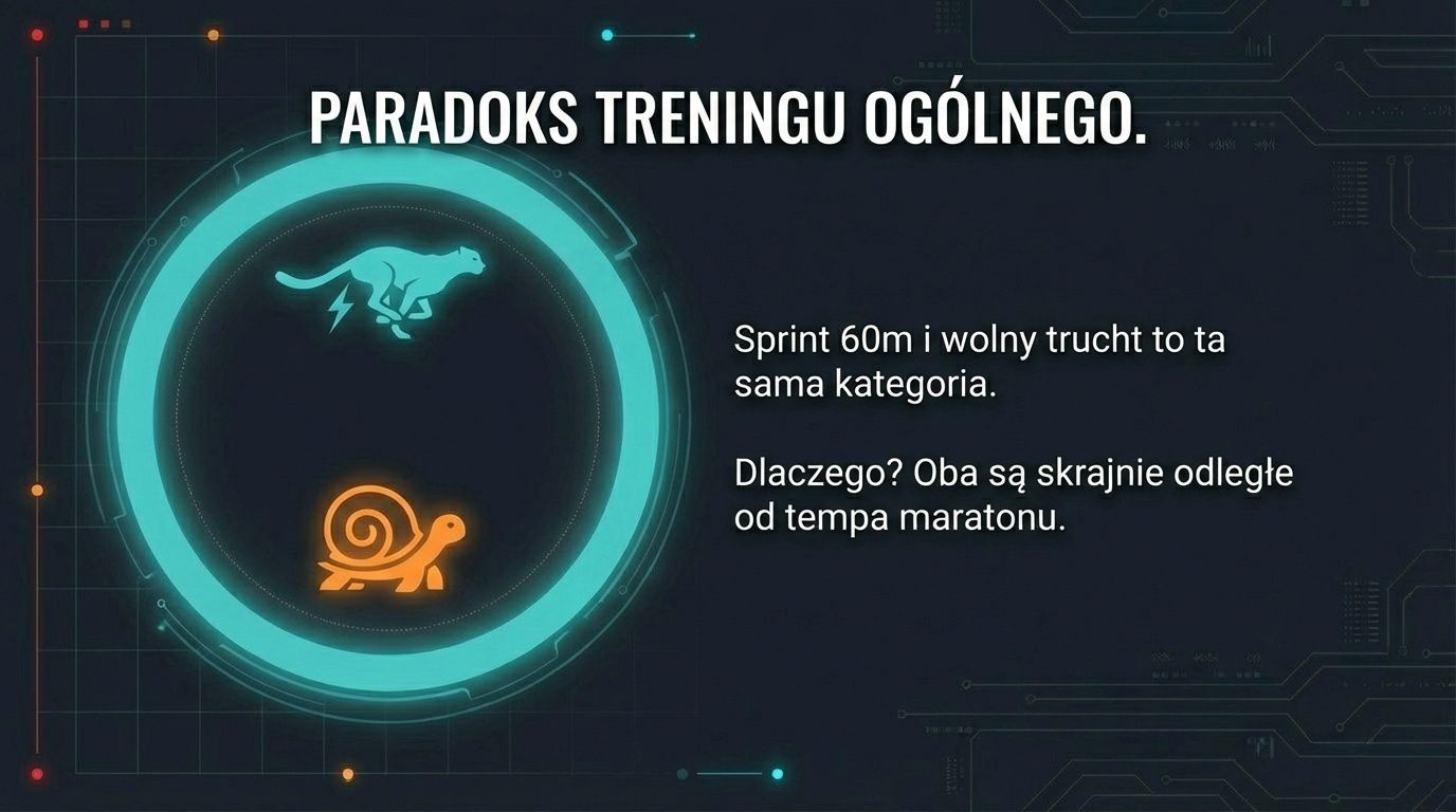 Paradoks treningu ogólnego - sprint i wolny trucht to ta sama kategoria